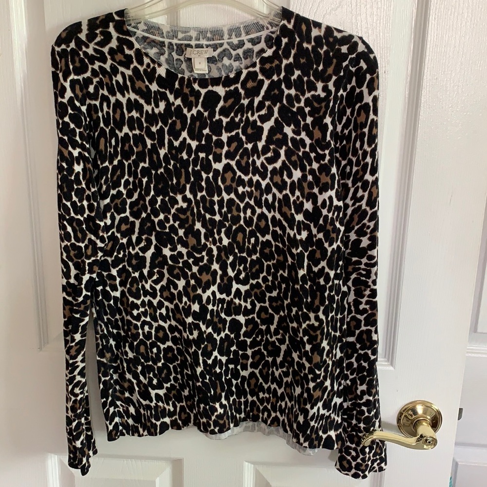 Cheetah print sweater